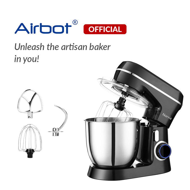 Airbot Norvia Kitchen Stand Mixer Powerful Motor Stainless Steel (5L/1300W) KSM100 - Cathay Electronic MY