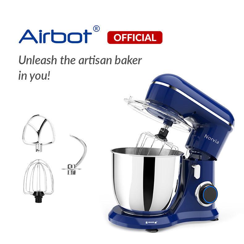Airbot Norvia Kitchen Stand Mixer Powerful Motor Stainless Steel (5L/1300W) KSM100 - Cathay Electronic MY