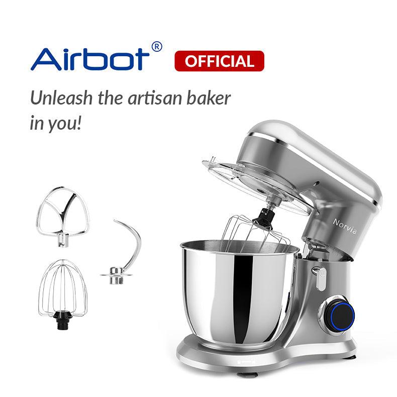 Airbot Norvia Kitchen Stand Mixer Powerful Motor Stainless Steel (5L/1300W) KSM100 - Cathay Electronic MY