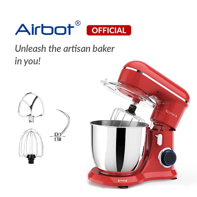 Airbot Norvia Kitchen Stand Mixer Powerful Motor Stainless Steel (5L/1300W) KSM100 - Cathay Electronic MY
