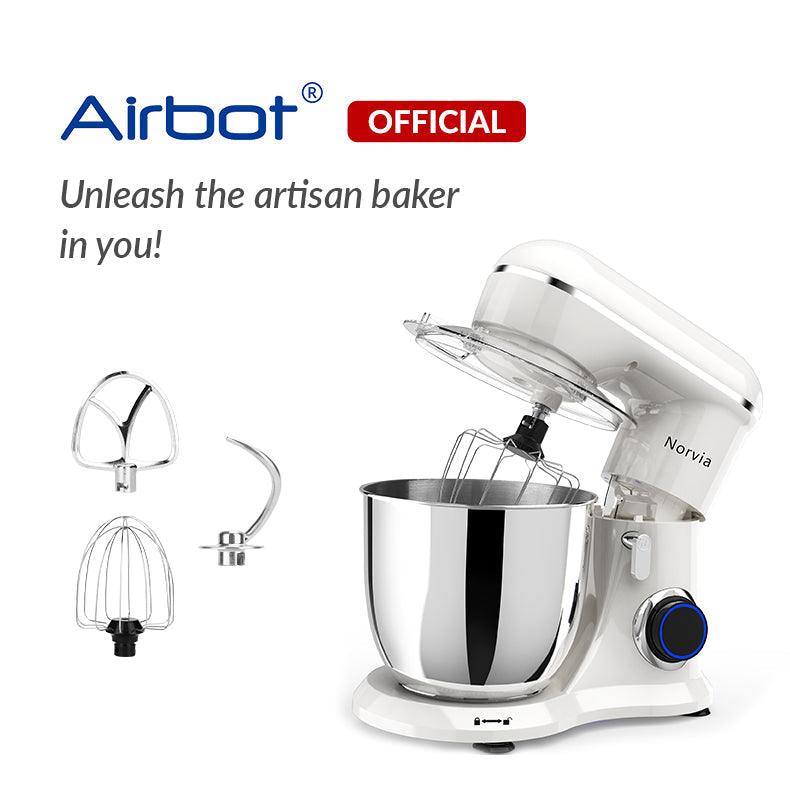 Airbot Norvia Kitchen Stand Mixer Powerful Motor Stainless Steel (5L/1300W) KSM100 - Cathay Electronic MY